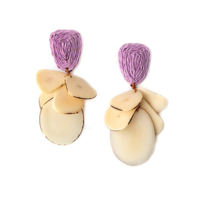 Handmade Tagua Earrings | Fair Trade Earrings | Tagua by Soraya Cedeno