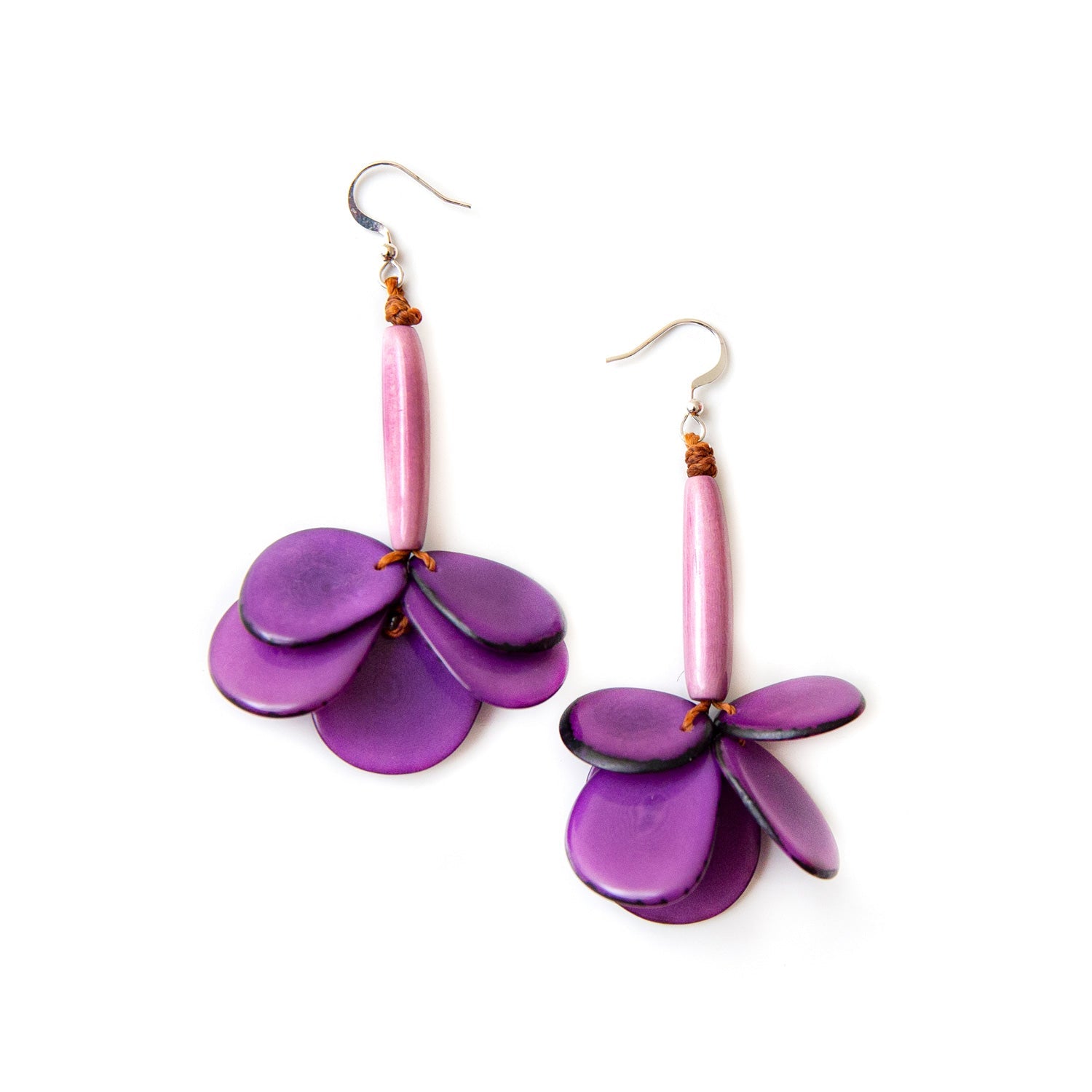 Anita Earrings - Purple
