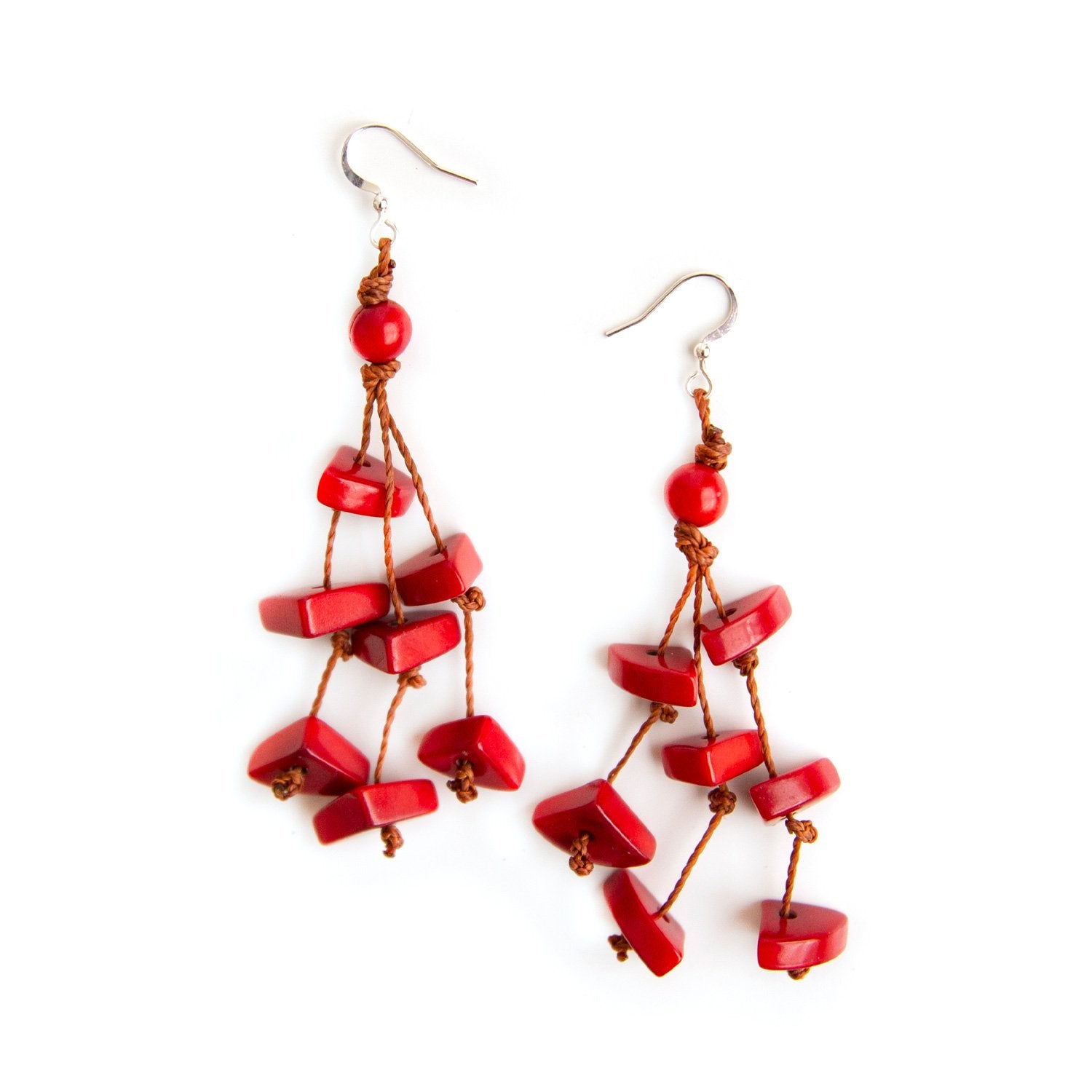 Liza Earrings - Red