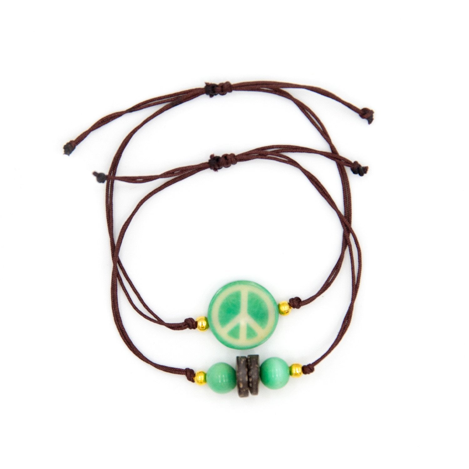 Harmony Bracelets-Mint/Peace-Tagua by Soraya Cedeno