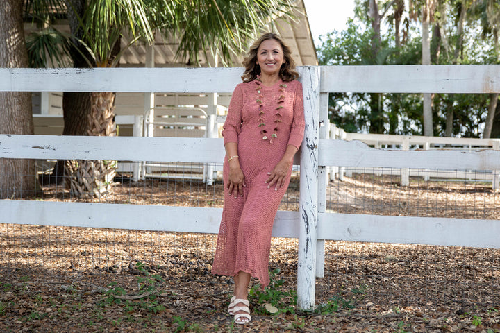 Tagua Slice Necklace