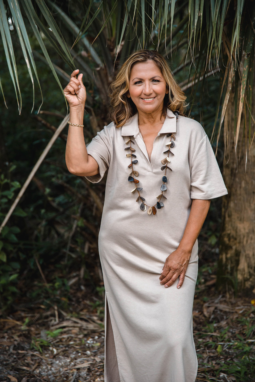 Tagua Slice Necklace